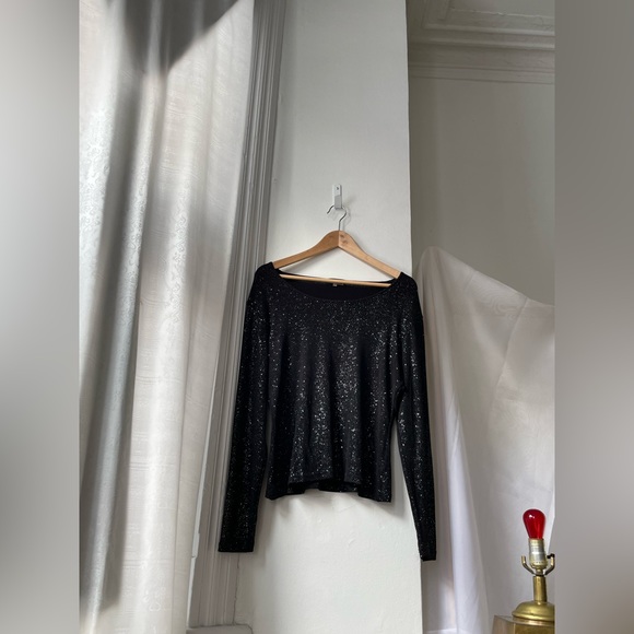 Sparkling • sparkle long sleeve top - L - Picture 6 of 6